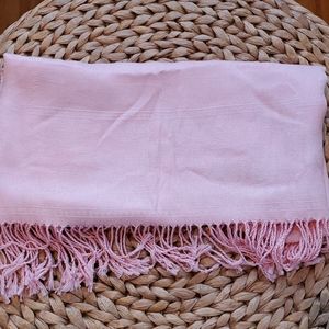 PASHMINA Pink Floral Scarf